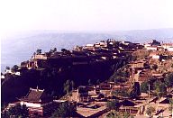 A scenic monastery in Amdo, northeastern Tibet