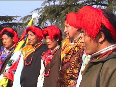 Traditional Khampa men