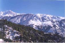 Snowy winter in Dharamsala