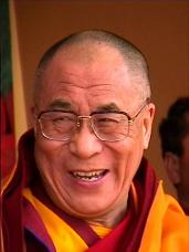 His Holiness the Dalai Lama sharing a laugh