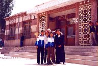 Some local school students